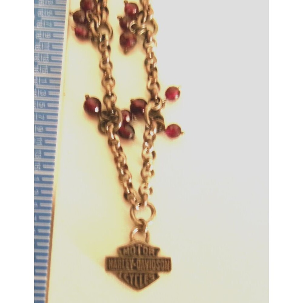 Harley-Davidson Bar And Shield Sterling Silver .925 Pendant Necklace 21.7 Grams